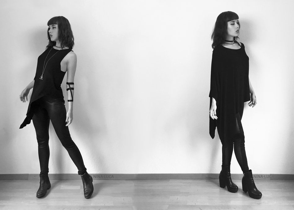image: nina luca, madness is clothing, dark fashion, dark style, dark wear, dark clothing, swiss blogger, swiss fashion blogger, black fashion, dark fashion blog, dark style blog, dark wear blog, minimalistic fashion, minimalism fashion