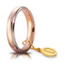 Fede Unoaerre Comoda 4 mm Oro rosa e oro bianco bordi rodiati referenza: 40 afc1/010