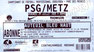 Tickets PSG saison 2005-06