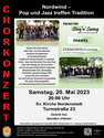 Plakat Konzert Pop-Jazz-Chor Sing'n'Swing 2023