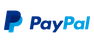 PayPal Logo für Zahlungsoption im Online Shop von PowderRoom Vintage Boutique.