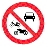 Pictogram "no traffic" - Château de Saveilles - Saveille - Visite de château groupe - Visite château en famille - Château de la Renaissance