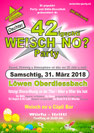 Löwen Oberdiessbach, Weisch no? Party 42, Bar, Oster Samstag 31. März 2018, Disco, Fest, Event, DJ Aspen, Röfe, Lädi, René, Domi D, Mischu, Bern, Thun, Emmental, Schweiz, Verein, Event, Veranstaltung, Ausgang, Nachtleben