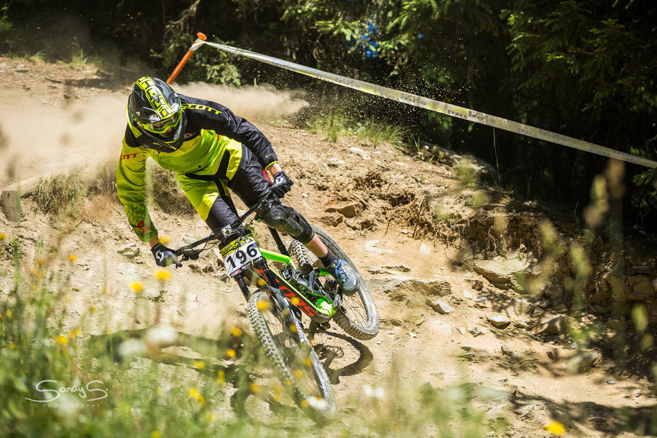 Nico just back vom New Zealand, racing at the Glemmride Festival at Saalbach...