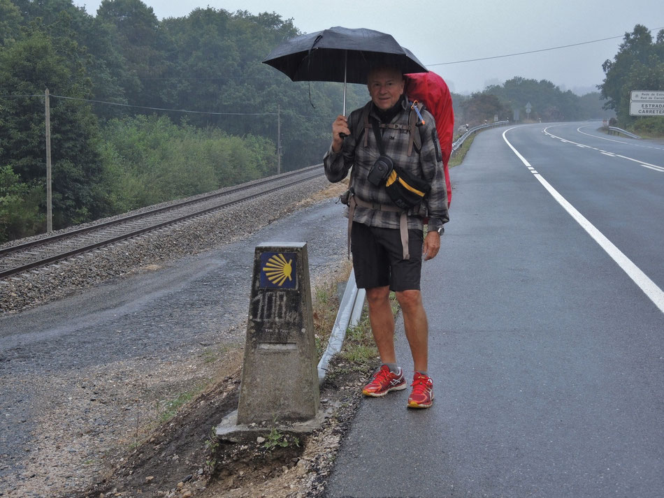 Noch nur 100 km bis Santiago.