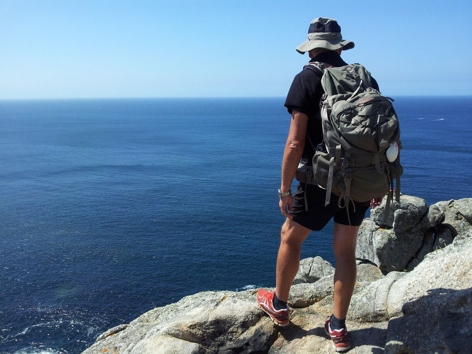Am Cabo de Finisterre.