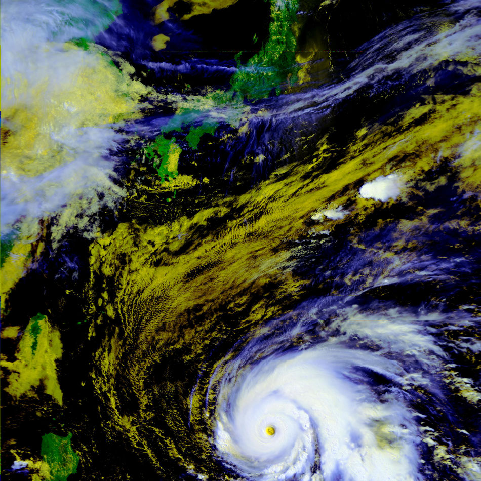 2023/5/27 09:41JST Metop-C HRPT  SuperTyphoon MAWAR　猛烈な台風2号　ゆっくりと西進