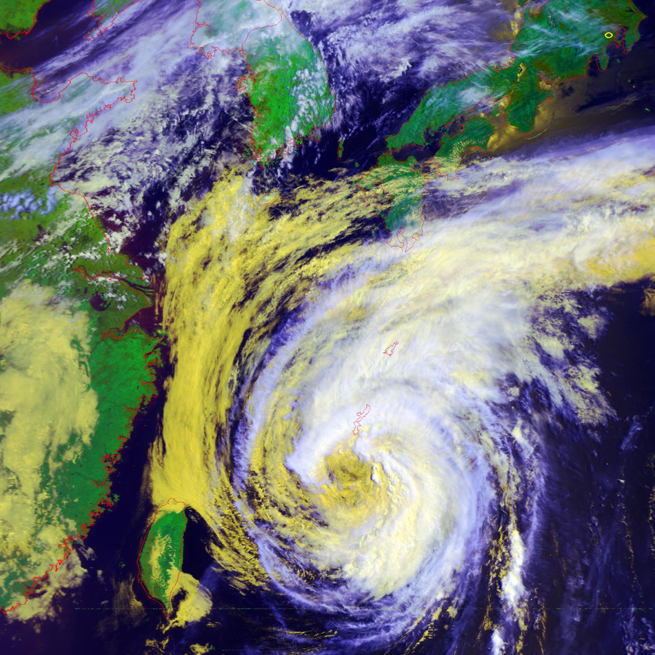 2026/6/1 10:03JST　Metop-C HRPT　 Typhoon Jiangmi 台風6号