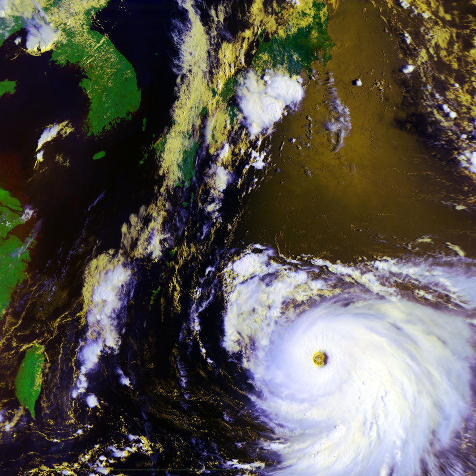 2020/9/4 09:04JST WeatherSatellite Metop-A  台風10号　まもなくスーパー台風まで発達するか