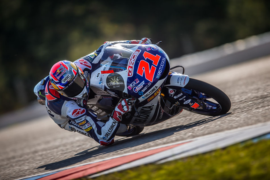 Fabio Di Giannantonio 2018 in der Moto3 für Gresini Racing am Sachsenring