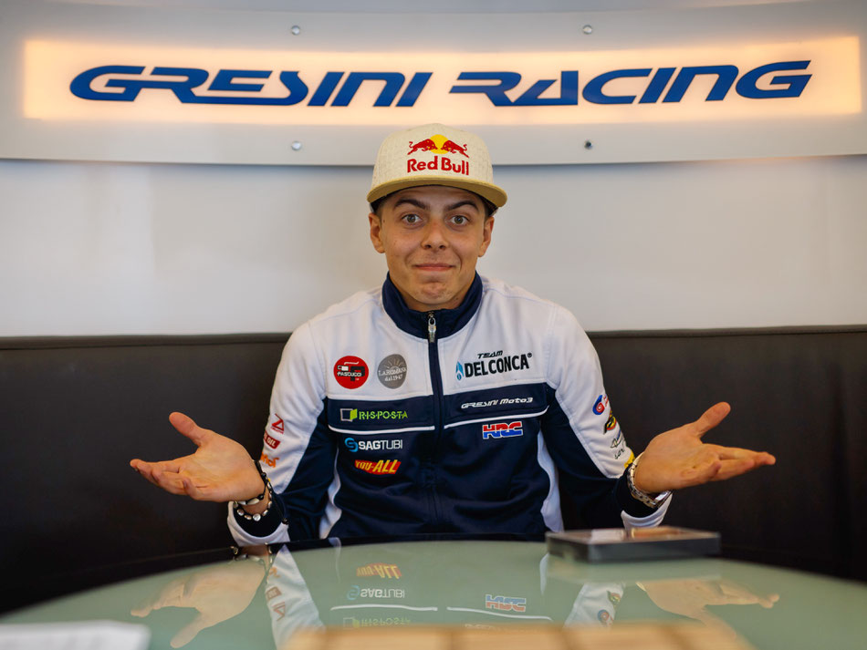 Fabio Di Giannantonio in der Moto3 2018 am Sachsenring für das Gresini Racing Team