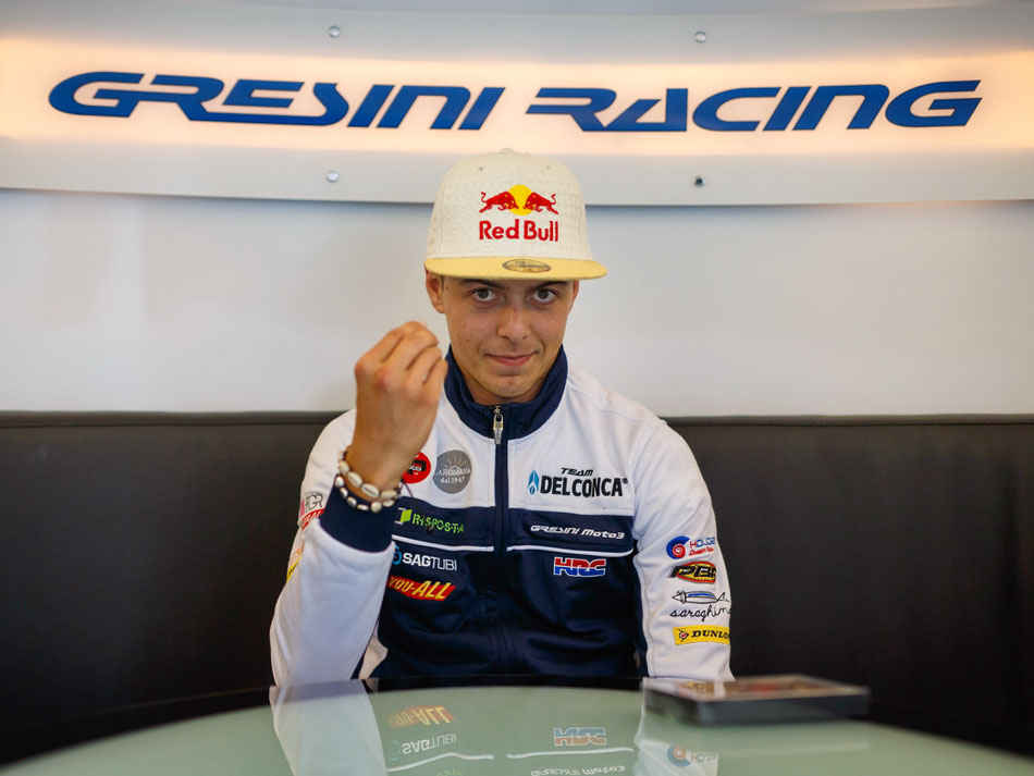 Fabio Di Giannantonio in der Moto3 2018 am Sachsenring für das Gresini Racing Team