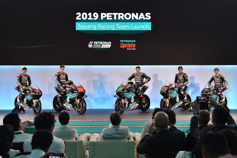 Das Petronas Sepang Racing Team tritt 2019 erstmals in allen drei WM Klassen an. 