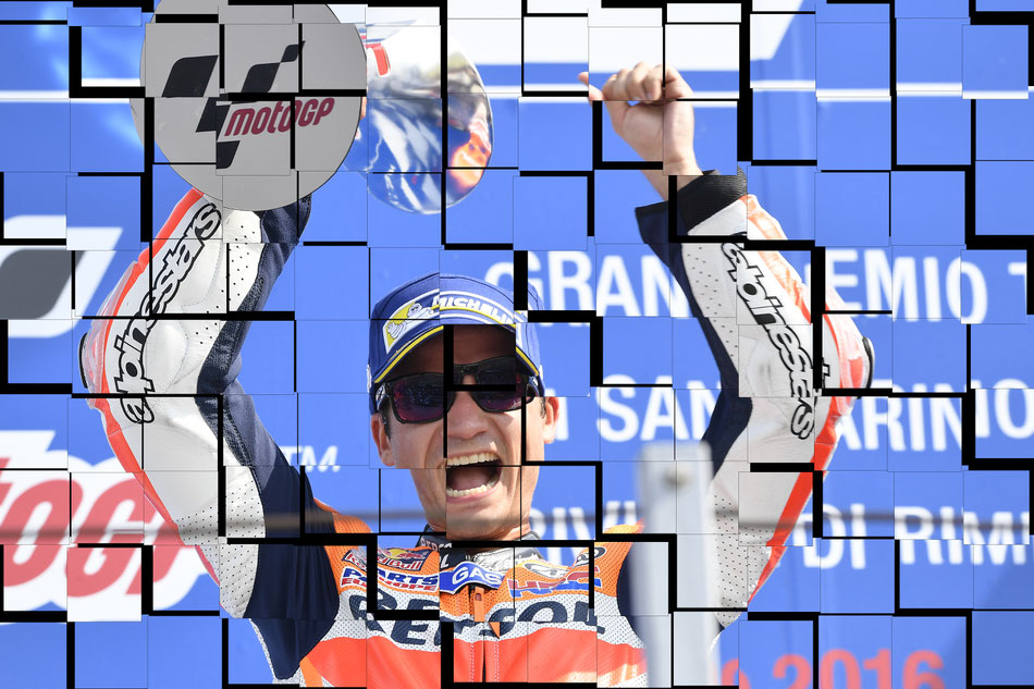 Dani Pedrosa in der MotoGP 2016 in Misano für Honda