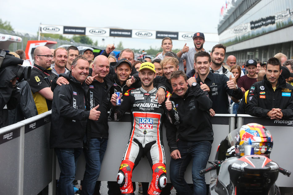 Jonas Folger in der Moto2 für Intact GP 2016 in Brünn