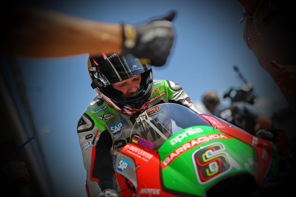 Stefan Bradl in der MotoGP 2016 für Aprilia in Brünn