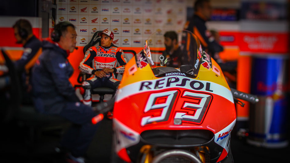 Marc Marquez in der MotoGP 2016 für Honda am Sachsenring.