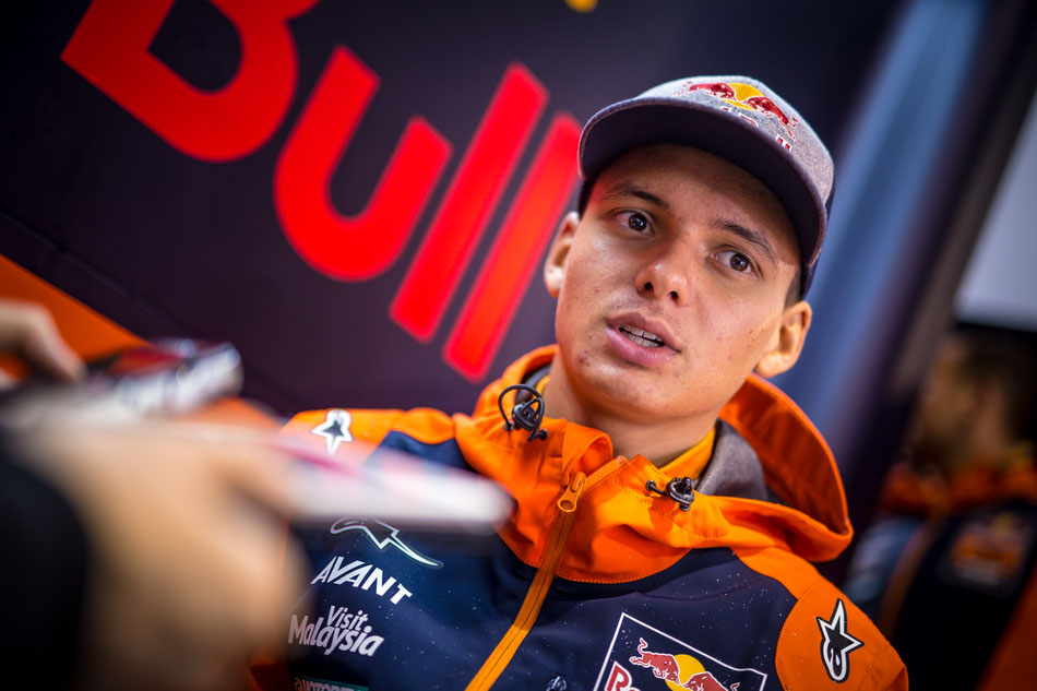 Bo Bendsneyder fährt in der Moto3 WM für das Red Bull KTM Ajo Team