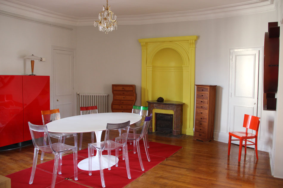 Conseil couleur et papier peint - appartement d'un ancien hôtel particulier - Rennes centre