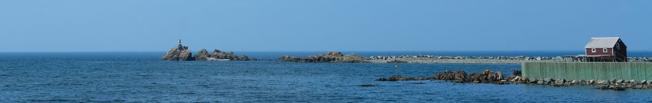 Hafeneinfahrt Bonavista - diese Felsen waren schon da, als Giovanni hier einlief