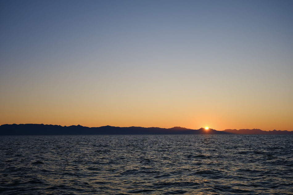 Sonnenuntergang in den Westfjorden