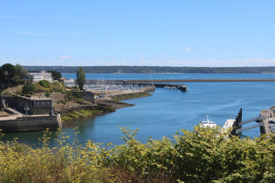 Vue du jardin des explorateurs de Brest    |    Amélie Thomas © Côté Brest