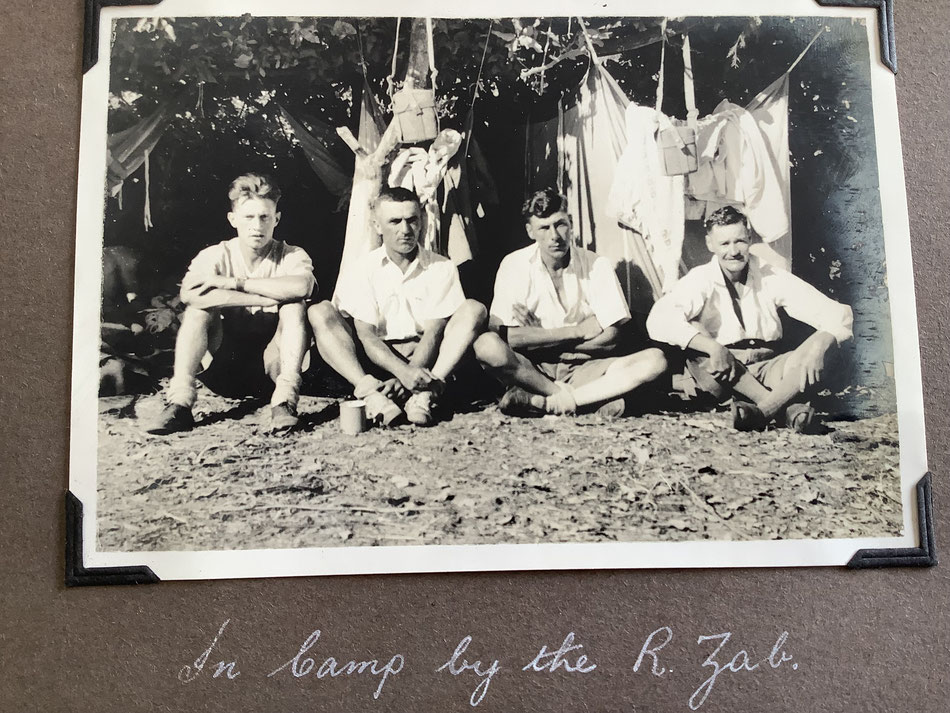 At Ser Amadia camp - Taylor on left