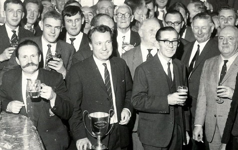 Detail from our home page - In the centre of the picture, Alan Harvey and behind him to his right, Gary West