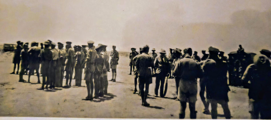 Churchill Visit 1943 (Winston Churchill with brolly...)