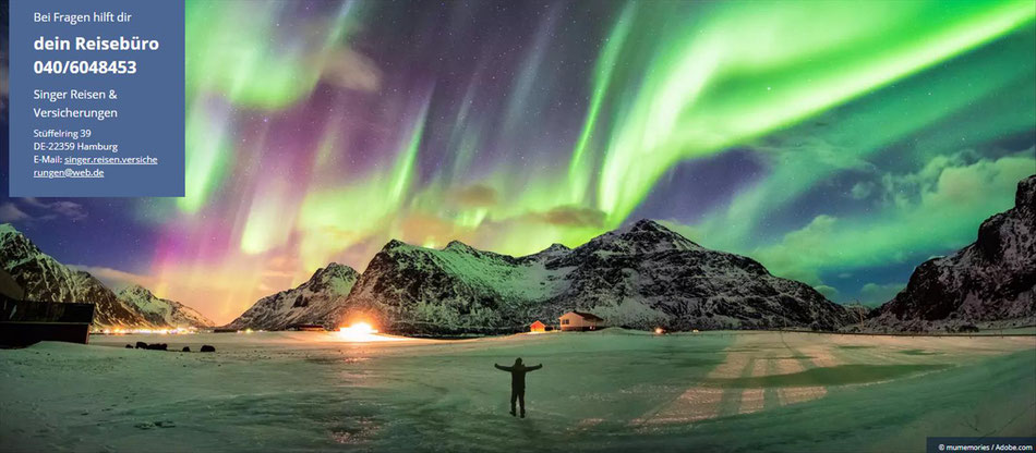 Ski und Winter Reisen Weltweit...bei Singer Reisen & Versicherungen zum Jubiläums-Vorteil buchen...