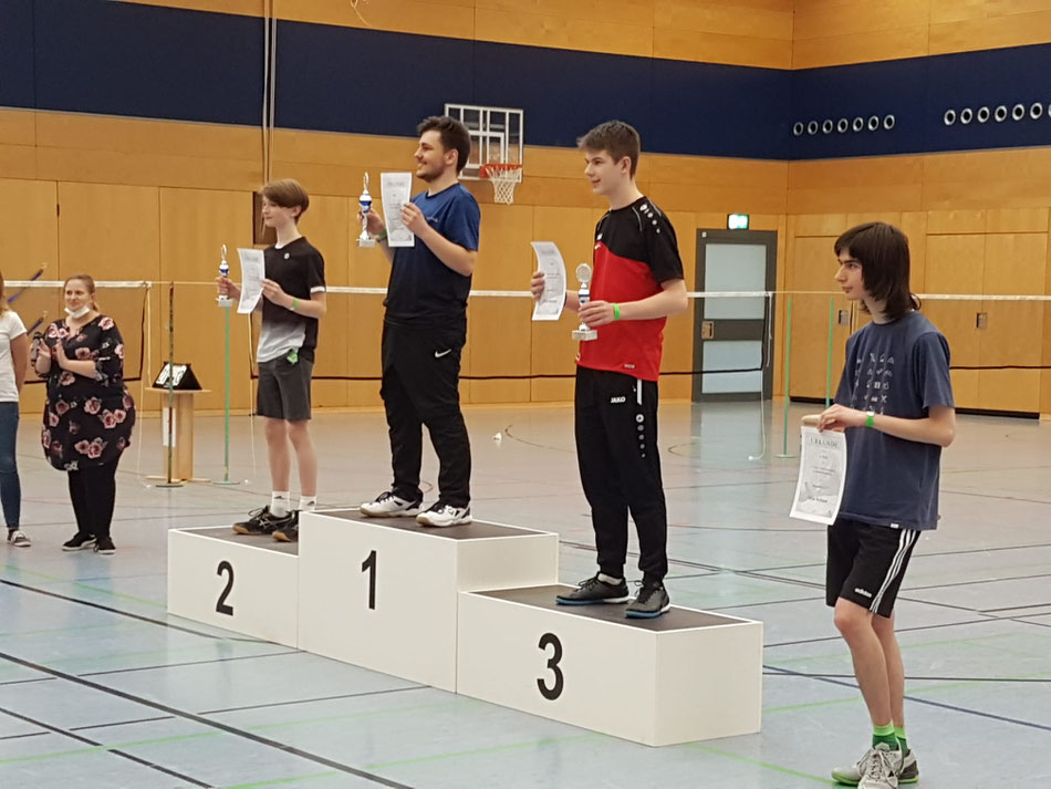 Jungeneinzel U 19 - 3. Platz: Tobias Menninger