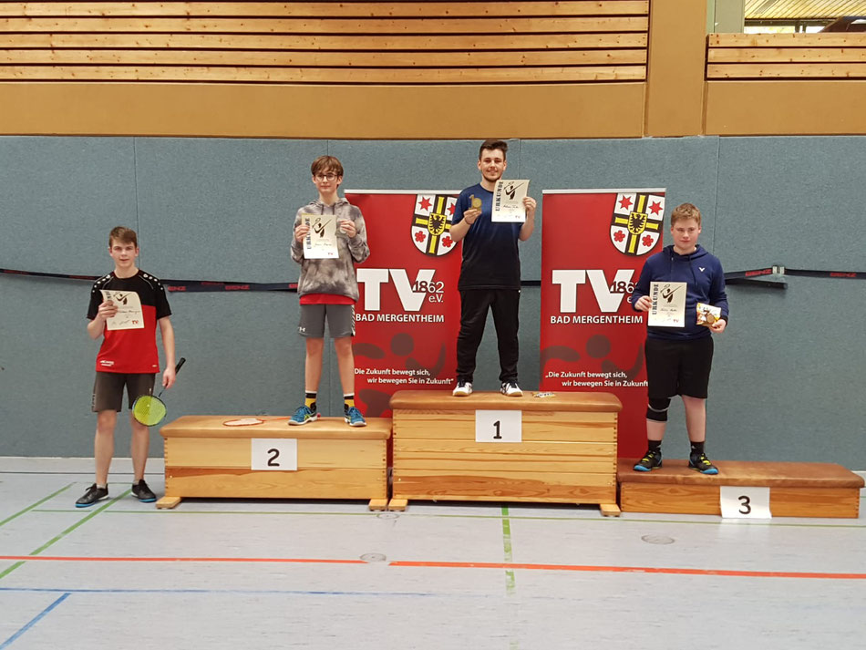 Jungeneinzel U 19 - 4. Platz: Tobias Menninger