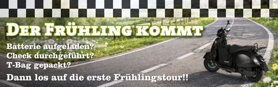 Der Frühlibg kommt - das riecht nach der ersten Vespatour, oder?