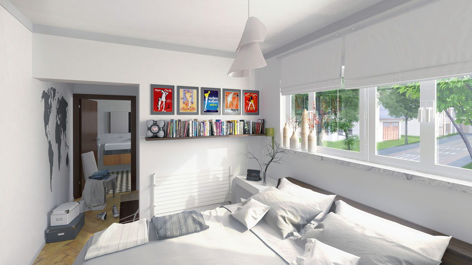 Render habitación 3D