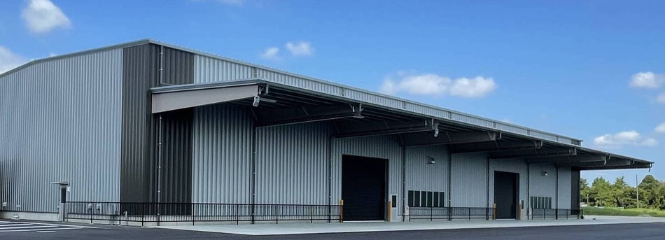 yess建築で建てた物流センター（施工：O企画）