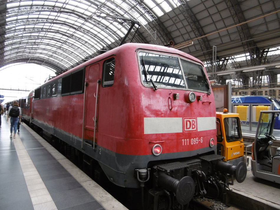 111 095 aus Nürnberg zu Gast am 11.7.2017 in Frankfurt