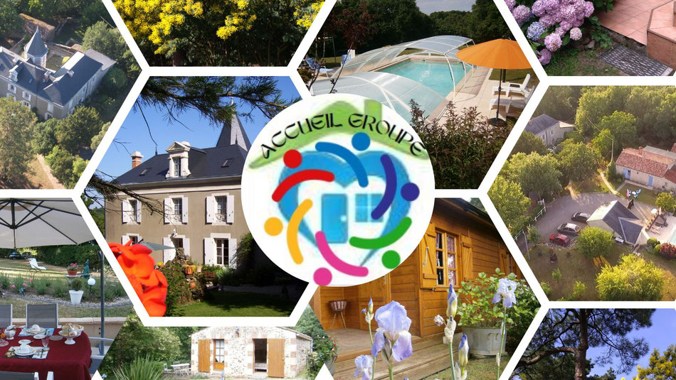 un ensemble de différents lieux pour accueillir