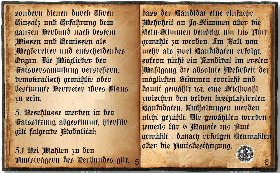 Satzung der fortis et liber fortisetliberverbunds Webseite!