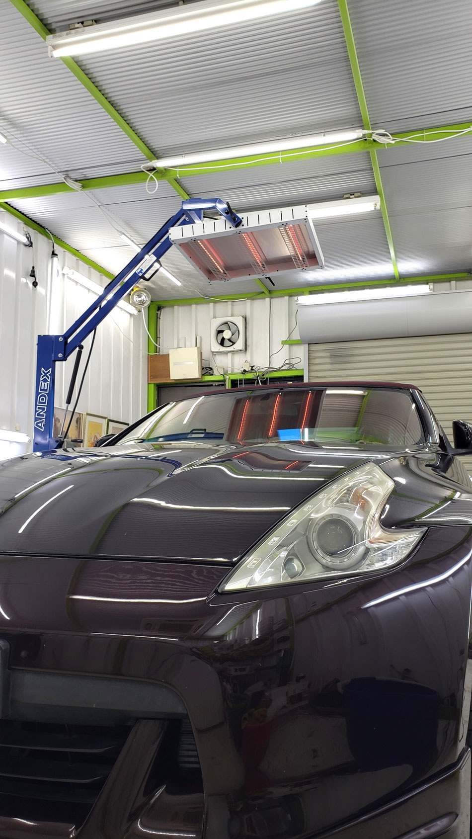 Z34ロードスターの幌コーティング施工 アートディテール