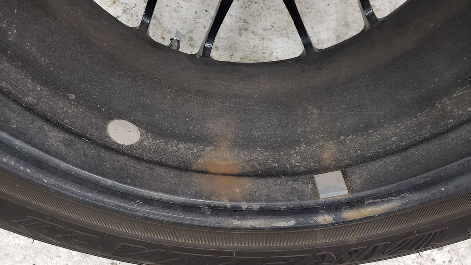 bbs re-l2 ホイールの汚れ