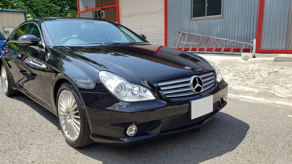 cls550amg 磨き・コーティング施工