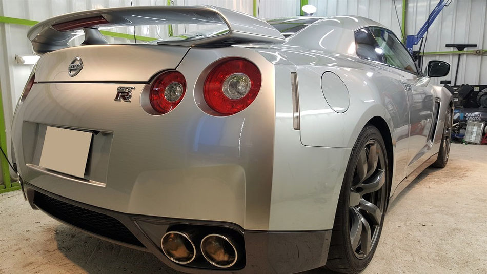 r35gt-r ナノガラスコーティング施工 埼玉