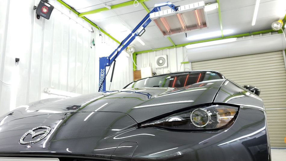 NDロードスター 幌・ソフトトップのコーティング 埼玉の車磨き専門店 アートディテール