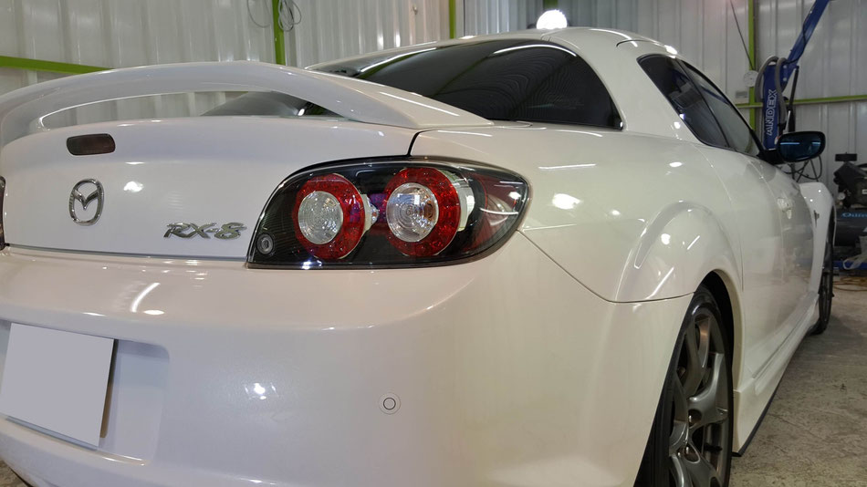 RX‐8ボディコーティング完成 埼玉の車磨き専門店
