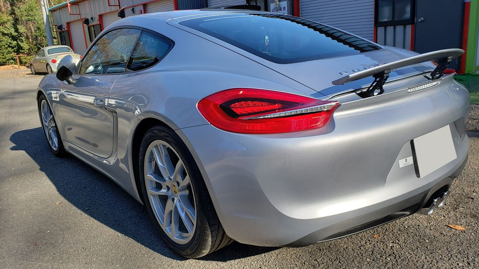 981cayman 埼玉・三芳のアートディテールでコーティング施工