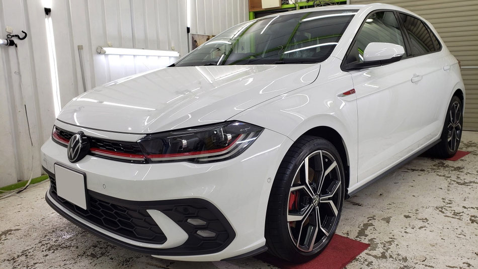 ポロGTI 洗車後のフロント周り