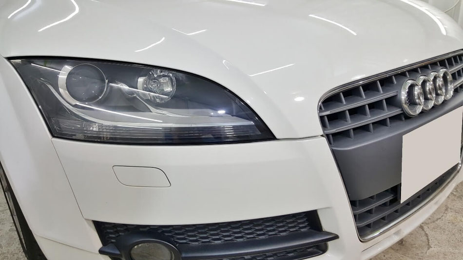 コーティング　アウディ　TT　クーぺ　ヘッドライト　左右 AUDI TT 8J 前期 後期DRL付きヘッドライト 適合コーディング
