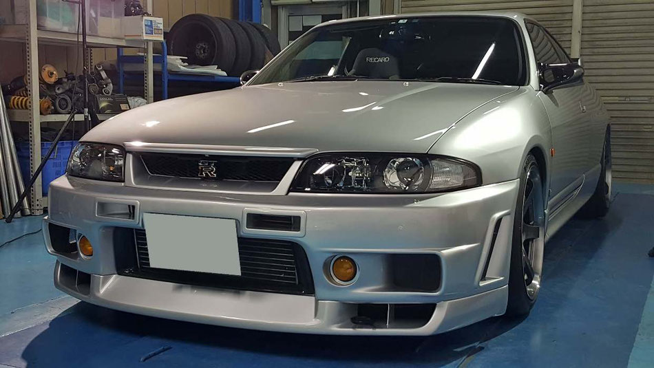 R33GT‐Rの磨き・コーティング アートディテール