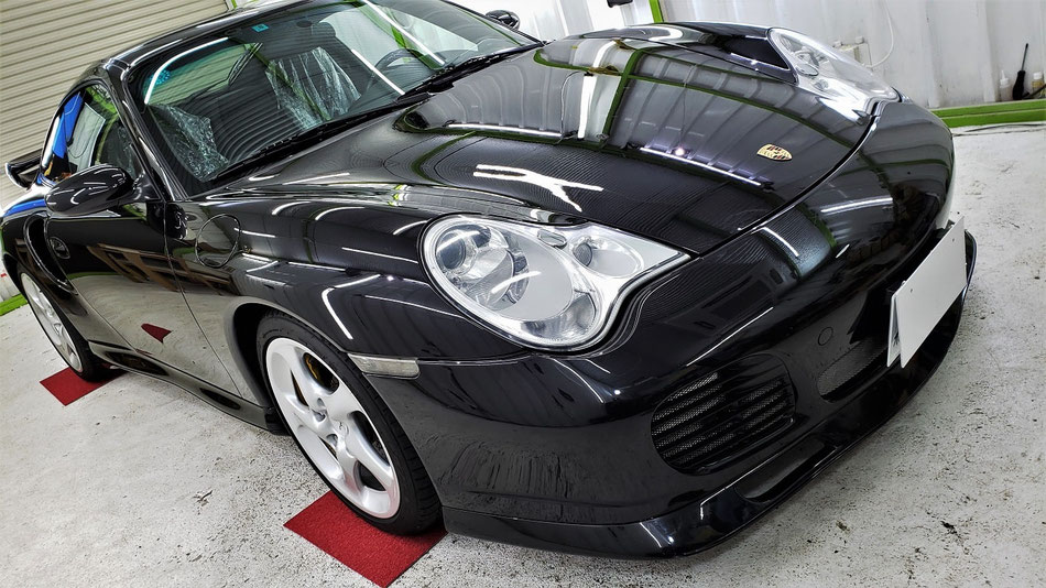 996ターボHPEのコーティングメンテナンス完成 埼玉三芳の車磨き専門店アートディテール