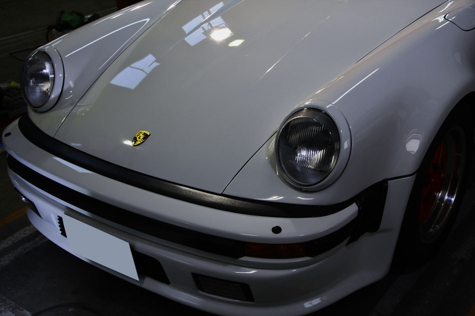 930ターボの傷消し磨き・コーティング完成